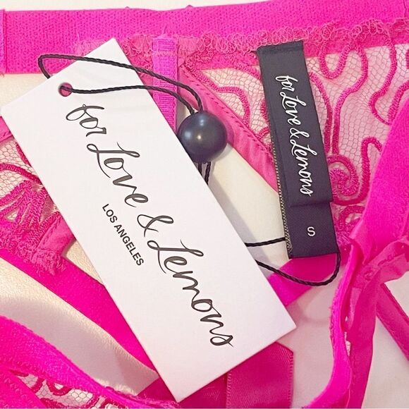 FOR LOVE & LEMONS Soutache Embroidered Garter Size S - Picture 6 of 9